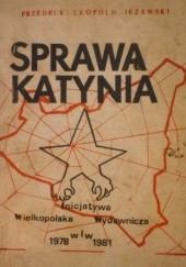 Okładka książki Sprawa Katynia Leopold Jeżewski