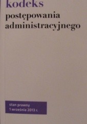 Okładka książki Kodeks postępowania administracyjnego Ustawodawca