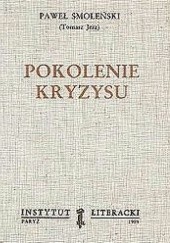 Okładka książki Pokolenie kryzysu Paweł Smoleński