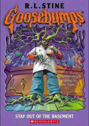 Okładki książek z serii Goosebumps