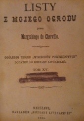 Okładka książki Listy z mojego ogrodu Gaspard de Cherville