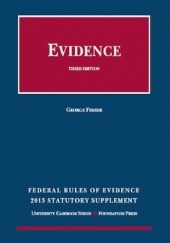 Okładka książki Evidence George Fisher