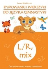 Okładka książki Rymowanki i wierszyki do języka gimnastyki. L/R Danuta Klimkiewicz