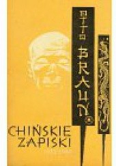 Okładka książki Chińskie zapiski  (1932-1939 ) Otto Braun