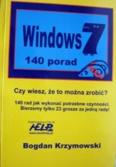 Okładka książki Windows 7 - 140 porad Bogdan Krzymowski