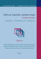 Okładka książki Oblicza kapitału społecznego uniwersytetu Maria Dudzikowa