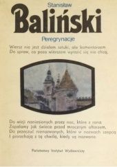 Okładka książki Peregrynacje Stanisław Baliński