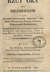 Okładka książki Rzut oka na mesmeryzm Jan Niecisław Baudouin de Courtenay