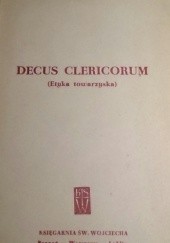 Okładka książki Decus clericorum (etyka towarzyska) Andrzej Witkowiak