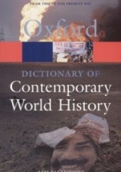 Okładka książki Dictionary of Contemporary World History. Jan Palmowski