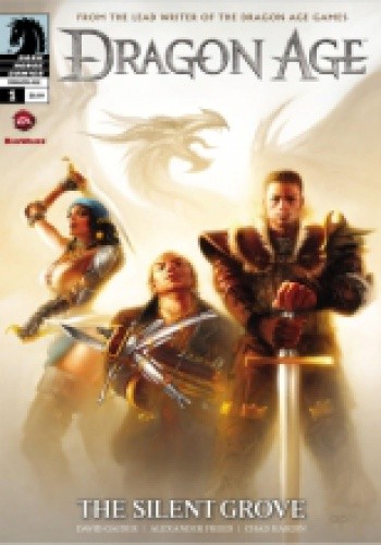 Okładki książek z cyklu Dragon Age comic