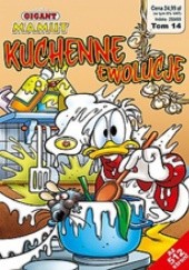 Okładka książki Kuchenne ewolucje Redakcja magazynu Kaczor Donald