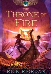 Okładka książki The Throne of Fire Rick Riordan
