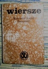 Okładka książki Wiersze Krzysztof Kamil Baczyński