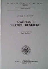 Okładka książki Powstanie narodu ruskiego Henryk Paszkiewicz