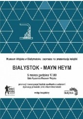 Okładka książki Białystok - Mayn Heym Daniel Boćkowski