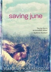 Okładka książki Saving June Hannah Harrington