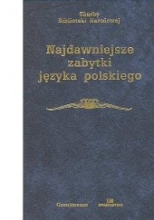 Okładka książki Najdawniejsze zabytki języka polskiego praca zbiorowa