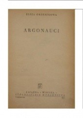 Okładka książki Argonauci Eliza Orzeszkowa