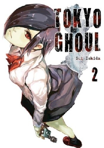 Okładki książek z cyklu Tokyo Ghoul