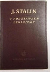 Okładka książki O podstawach leninizmu Józef Stalin