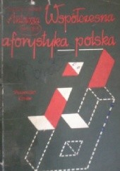 Okładka książki Współczesna aforystyka polska Joachim Glensk