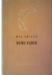 Okładka książki Homo Faber. Relacja Max Frisch
