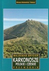 Okładka książki Karkonosze polskie i czeskie. Przewodnik Waldemar Brygier