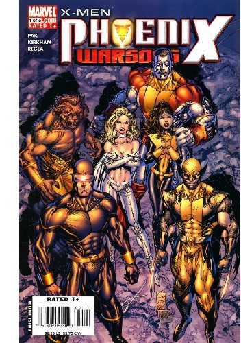 Okładki książek z serii X-Men: Phoenix - Warsong