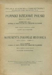 Okładka książki Anonima tzw. Galla Kronika czyli Dzieje książąt i władców polskich Gall Anonim