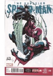 Okładka książki Superior Spider-Man #18 - Necessary Evil Part II: Smack to the Future! Dan Slott, Ryan Stegman