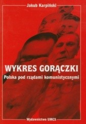 Okładka książki Wykres gorączki. Polska pod rządami komunistycznymi Jakub Karpiński