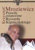 Okładka książki Prawdy ostateczne Ryszarda Kapuścińskiego Krzysztof Mroziewicz