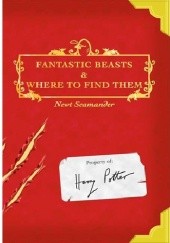 Okładka książki Fantastic Beasts and Where to Find Them d d