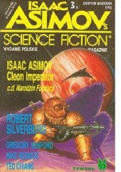 Okładka książki Isaac Asimov's Science Fiction - Sierpień-Wrzesień 1992 Isaac Asimov, Gregory Benford, Ted Chiang, Maureen F. McHugh, Mike Resnick, Lewis Shiner, Robert Silverberg, S. A. Stolnack