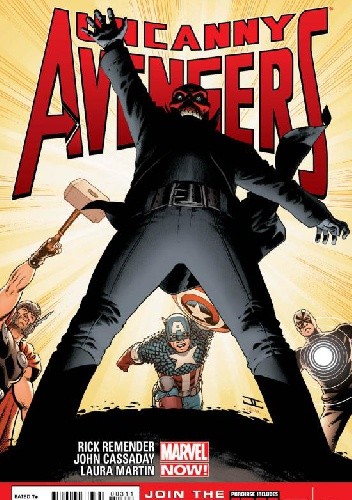 Okładki książek z cyklu Uncanny Avengers Vol 1