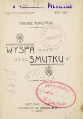 Okładka książki Wyspa smutku Tadeusz Konczyński
