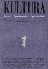 Okładka książki Kultura, nr 8 / 1948 Redakcja pisma Kultura