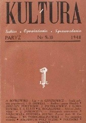 Okładka książki Kultura, nr 9-10 / 1948 Redakcja pisma Kultura