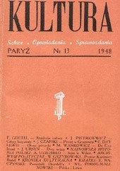 Okładka książki Kultura, nr 13 / 1948 Redakcja pisma Kultura