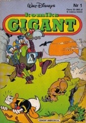 Okładka książki Komiks Gigant 1/92 Walt Disney, Redakcja magazynu Kaczor Donald