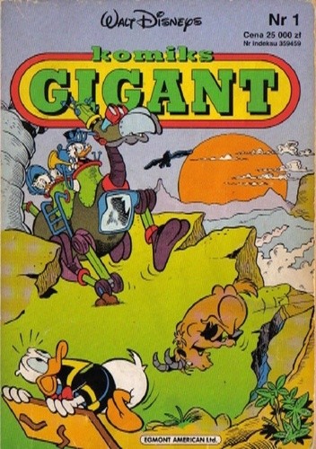 Okładki książek z serii Gigant