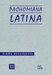 Okładka książki Pachomiana latina praca zbiorowa