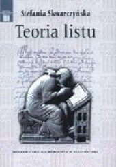 Okładka książki Teoria listu Stefania Skwarczyńska