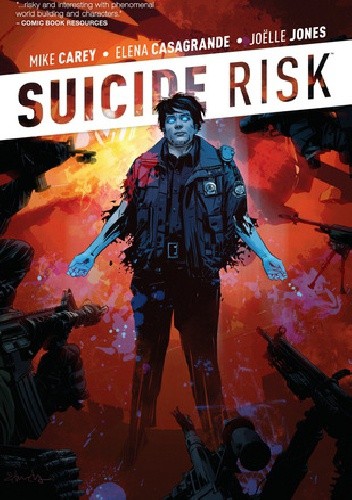 Okładki książek z cyklu Suicide Risk (Collected Editions)