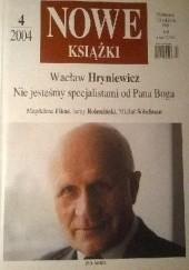 Okładka książki Nowe Książki nr 4/2004 Wacław Hryniewicz OMI, Redakcja miesięcznika Nowe Książki