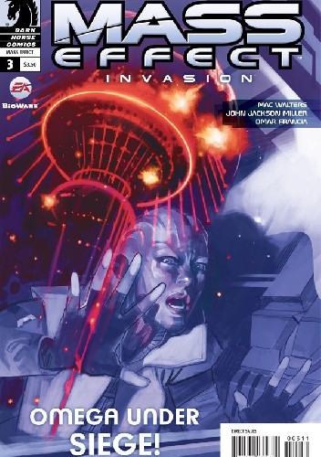 Okładki książek z cyklu Mass Effect: Invasion