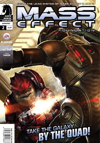 Okładki książek z cyklu Mass Effect: Foundation