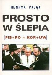 Okładka książki Prosto w ślepia Henryk Pająk