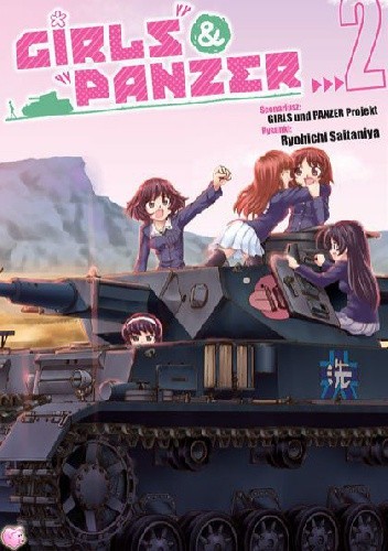 Okładki książek z cyklu Girls und Panzer